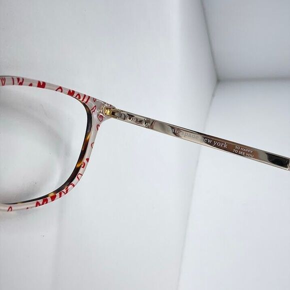 KATE SPADE Eyeglasses Tortoise Silver “Natalia” H7P 48-16-140 Frame - Picture 9 of 9